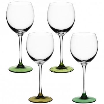 Coro Wine Glass X4 400ml Handmade Glass