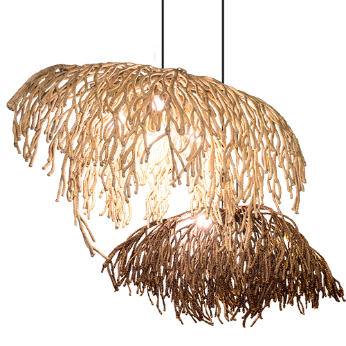 Fan Coral Lamp Oval Shape